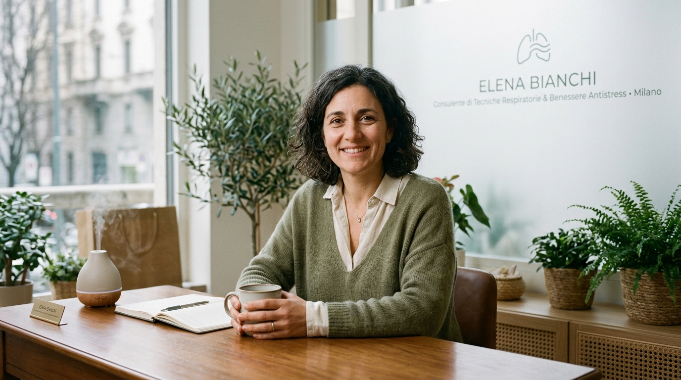 Elena Bianchi - Specialista in pratiche di respirazione e antistress